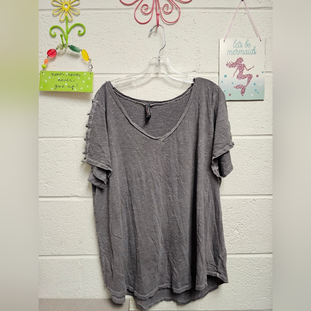Torrid cold shoulder blouse